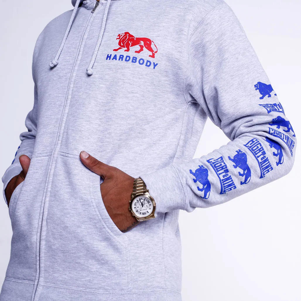 HardBody Zip Up Hoodie True Blue