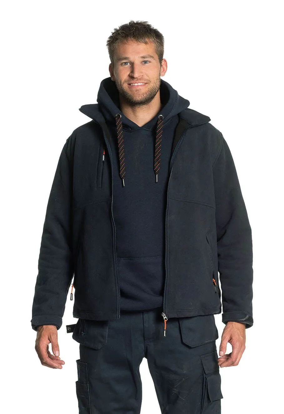 Herock Markus Work Jacket Fleece - Navy