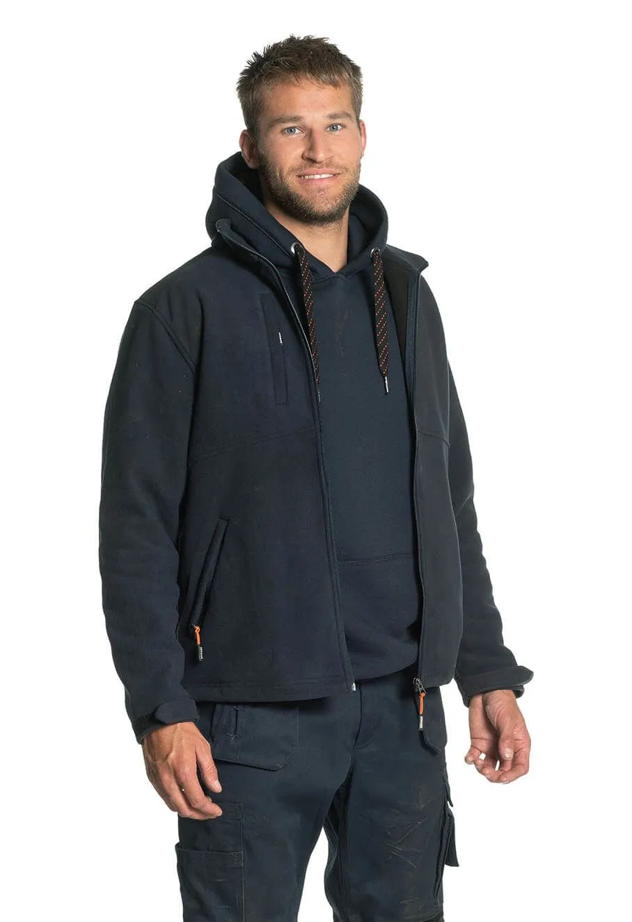 Herock Markus Work Jacket Fleece - Navy