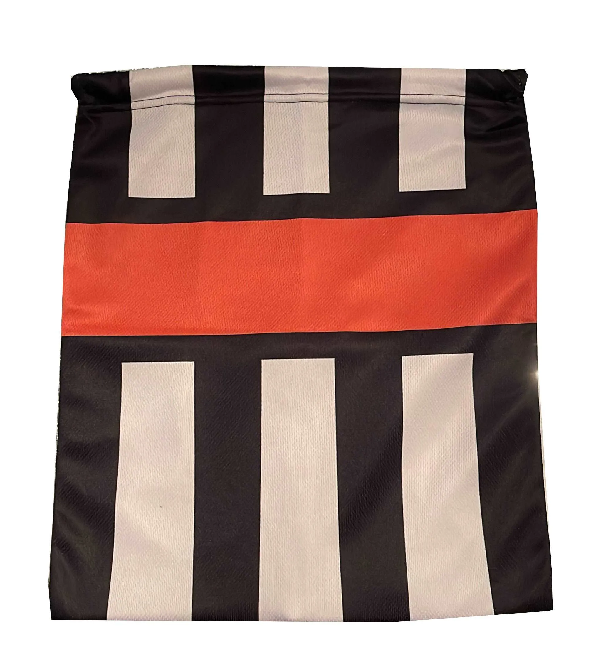 Hockey Ref Shop Referee Themed Wide Striped Helmet Bag With Soft Liner