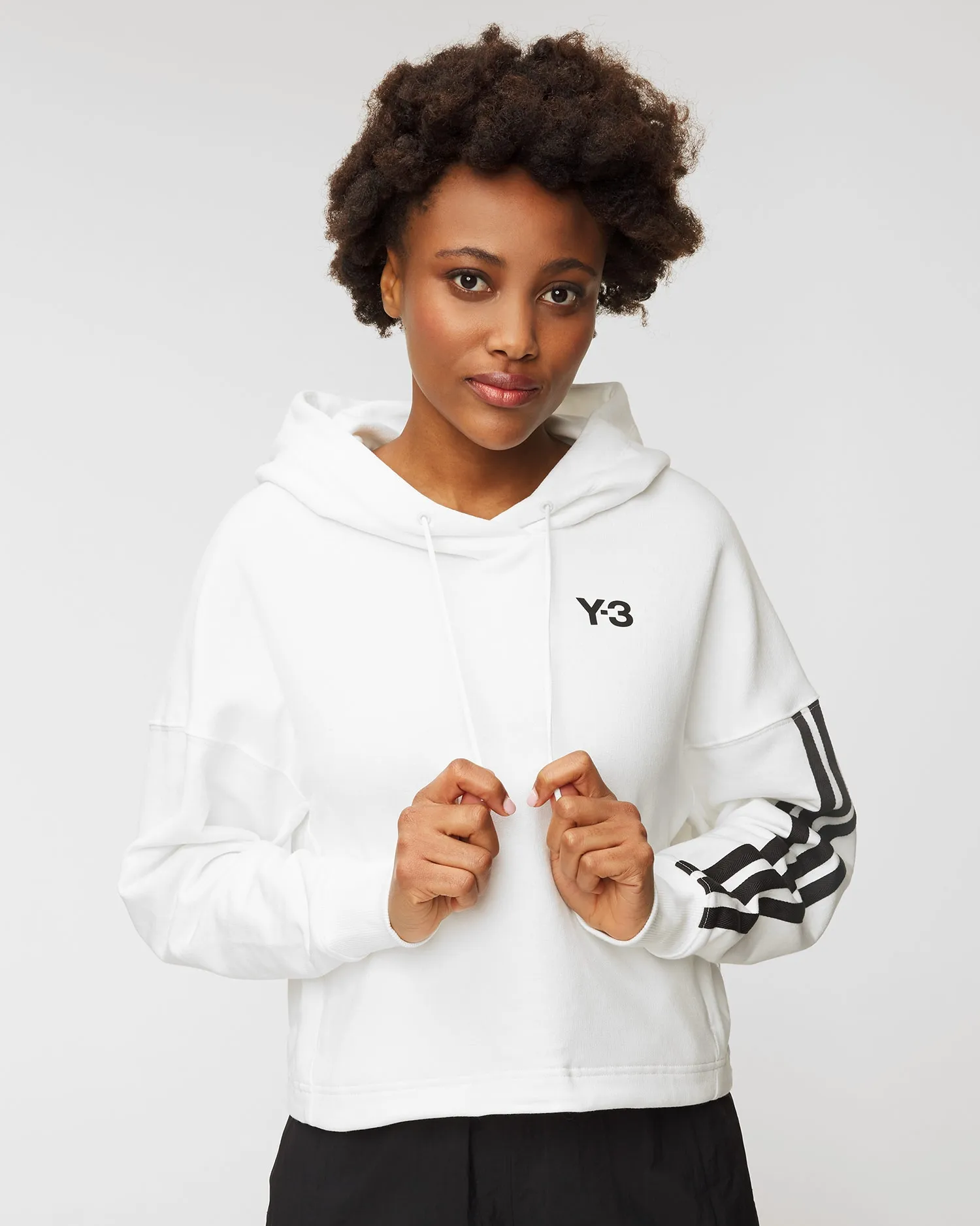 Hoodie Y-3 CH1 STRIPES HG3790-core-white