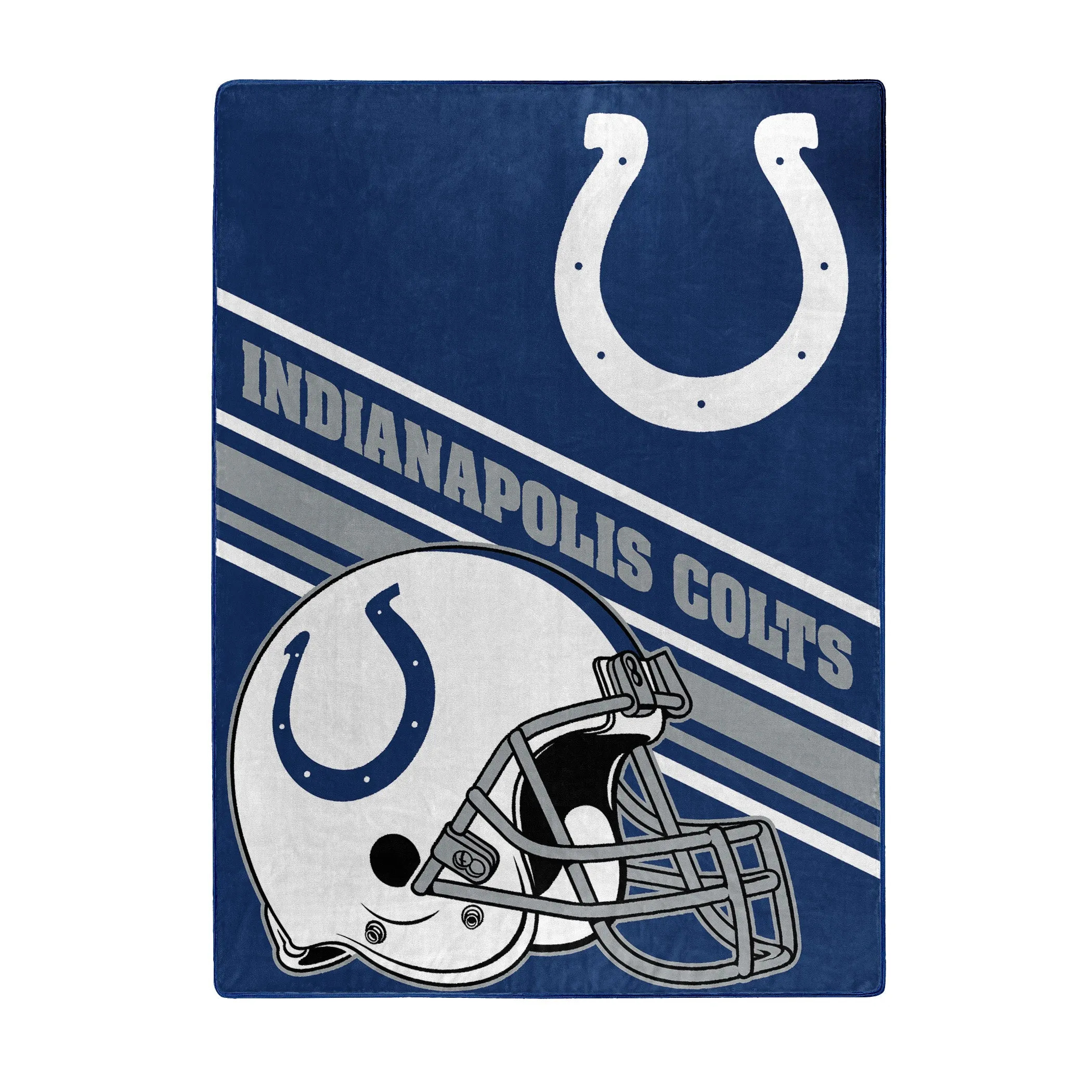 Indianapolis Colts 60 x 80 Slant Royal Plush Blanket