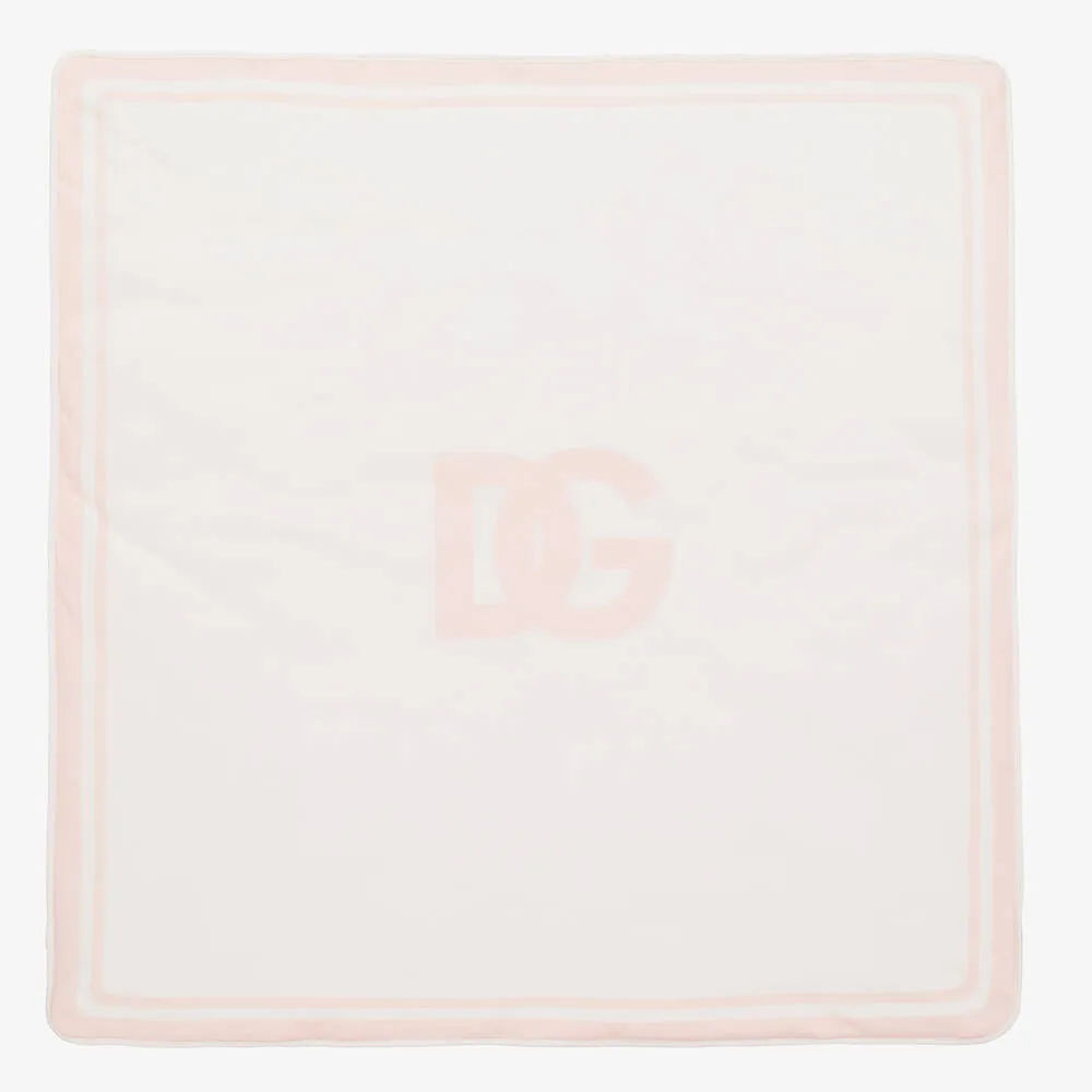 Ivory & Pink Padded DG Blanket (81cm)