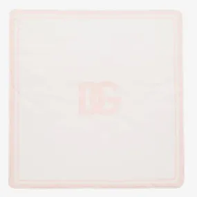 Ivory & Pink Padded DG Blanket (81cm)