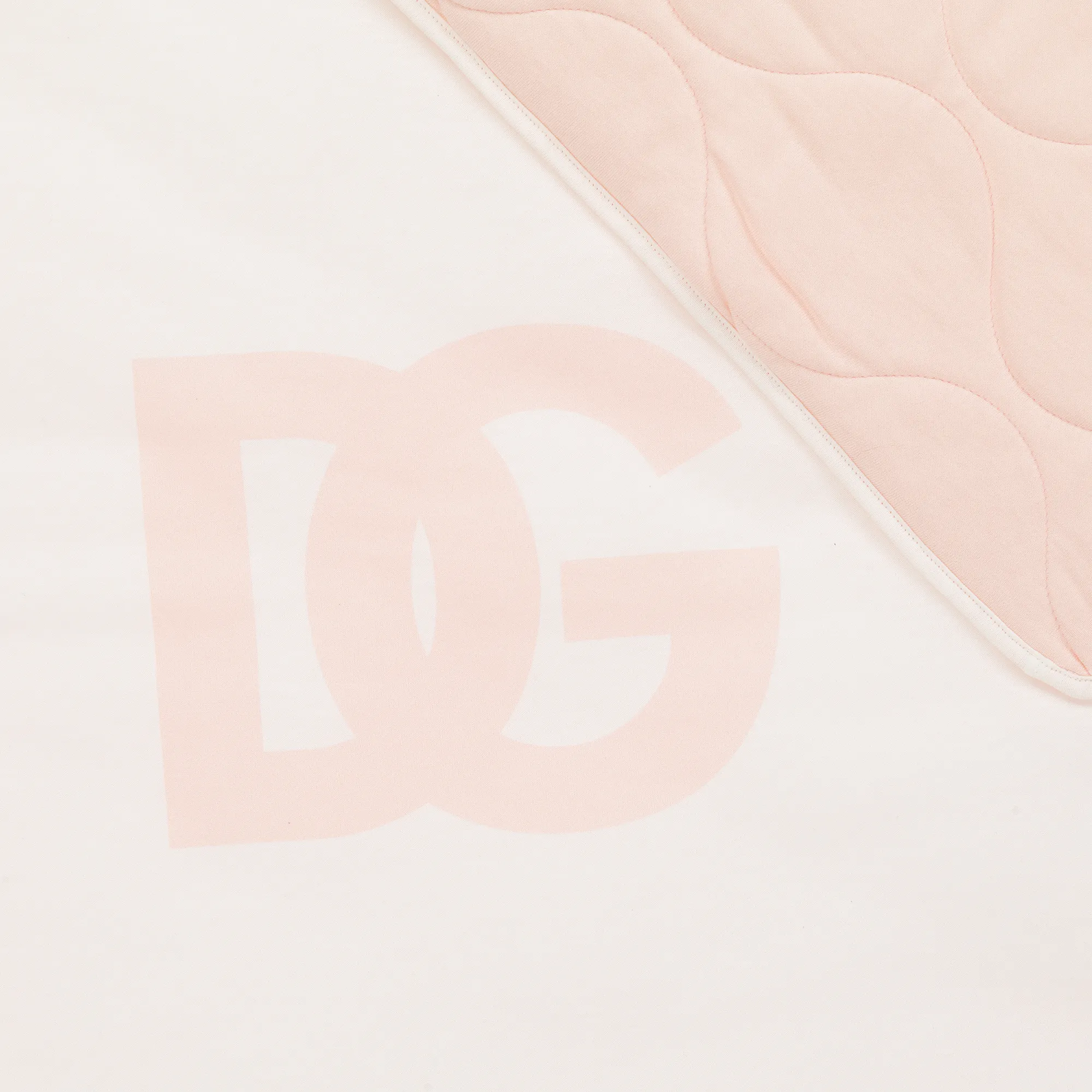 Ivory & Pink Padded DG Blanket (81cm)