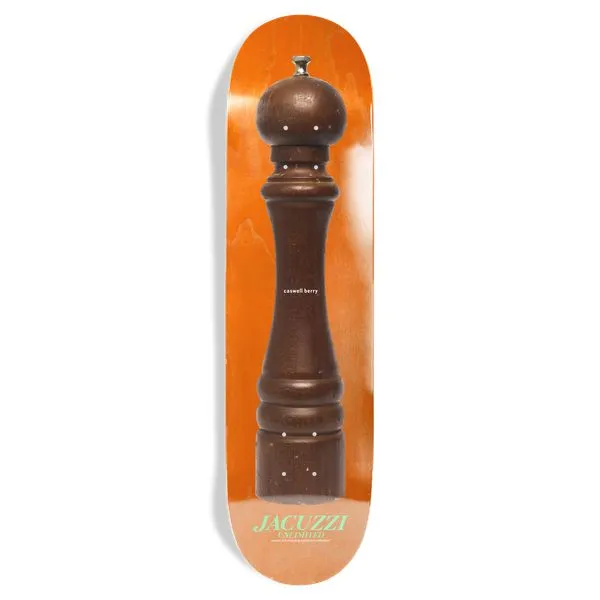 Jacuzzi Unlimited Skateboards Caswell Berry Pepper Grinder Deck 8.25