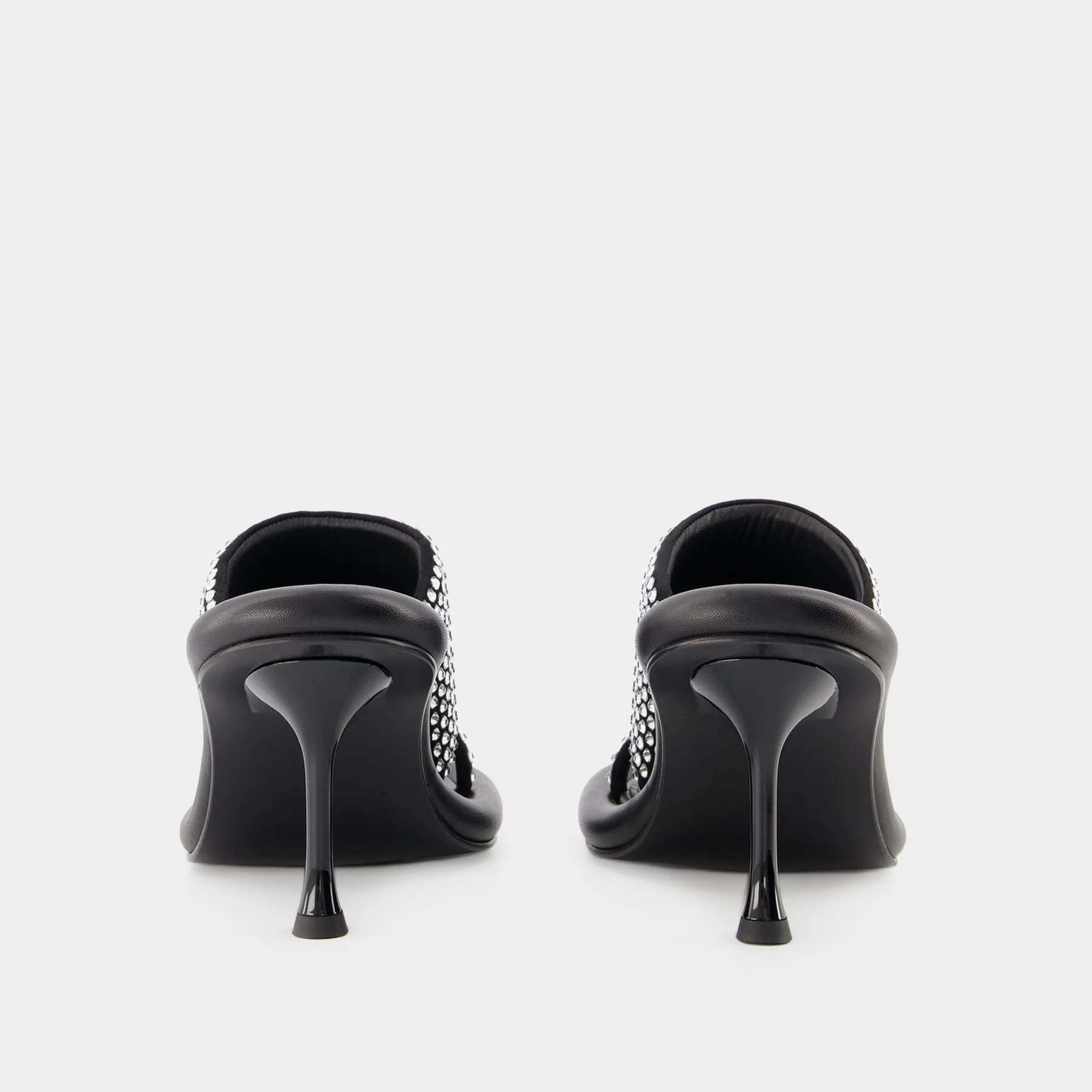 J.W. Anderson  Bumper Crystal Mules - J.W. Anderson - Black - Leather