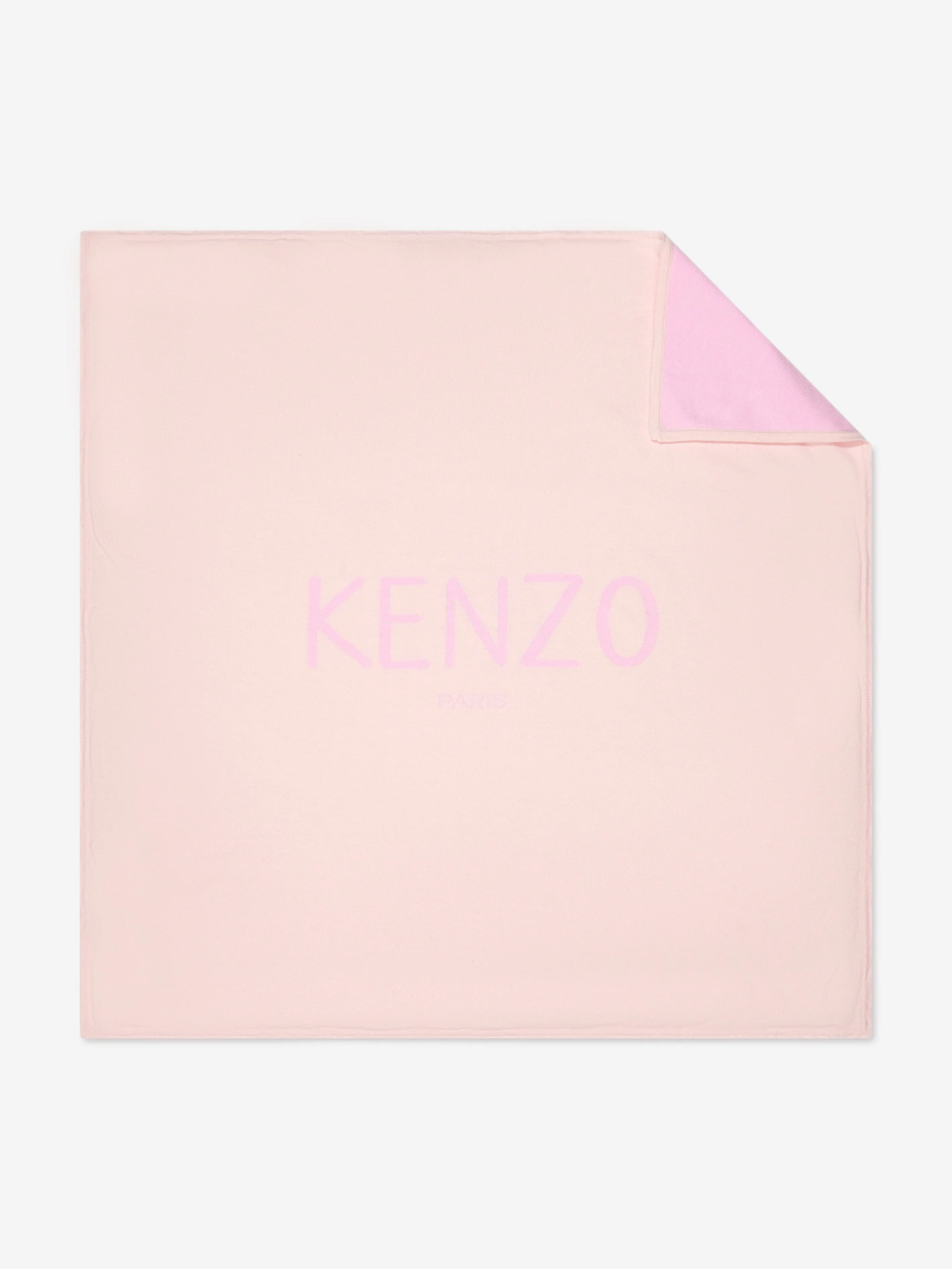 KENZO Baby Girls Logo Blanket in Pink