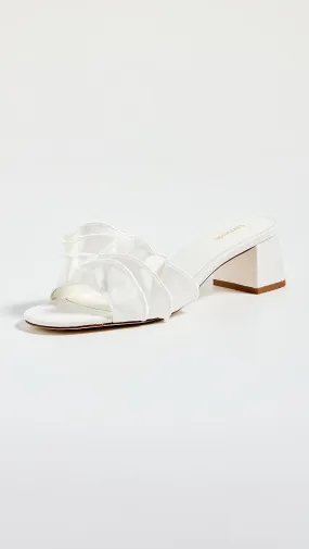 Larroude   Brigette Ruffle Mules 