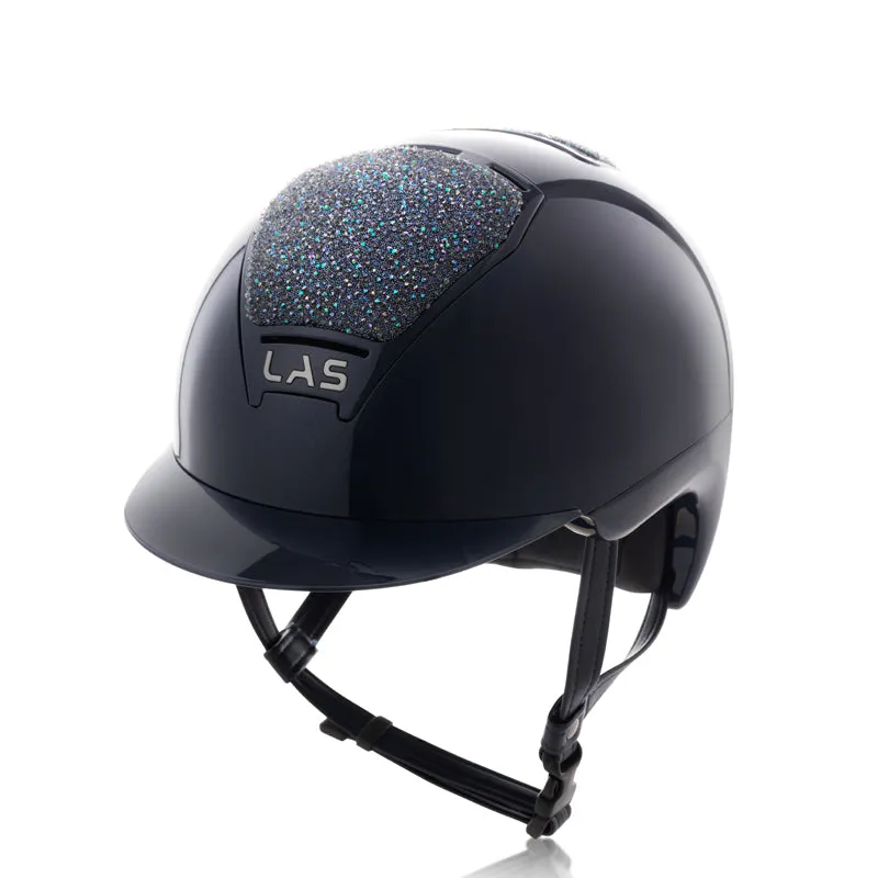 LAS Helmet Opera Crystal Medley Navy Blue with Standard Visor