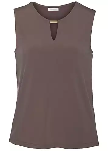 LASCANA Cut-Out Front Sleeveless Top | Grattan