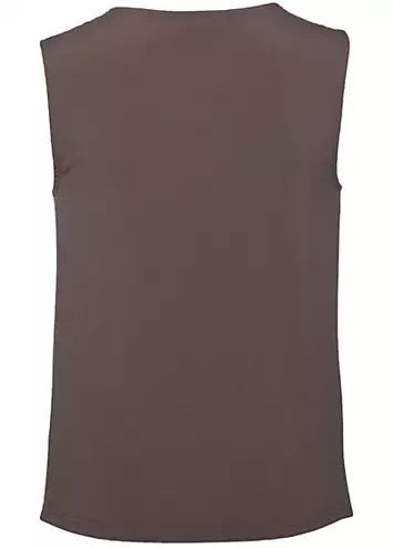 LASCANA Cut-Out Front Sleeveless Top | Grattan