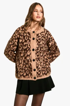 Leopard Print Cardigan