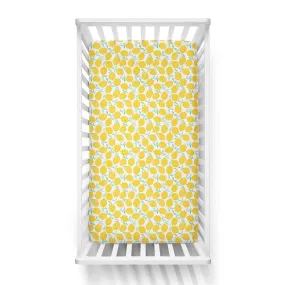 Little Sleepies Lemons Bamboo Viscose Fitted Crib Sheet