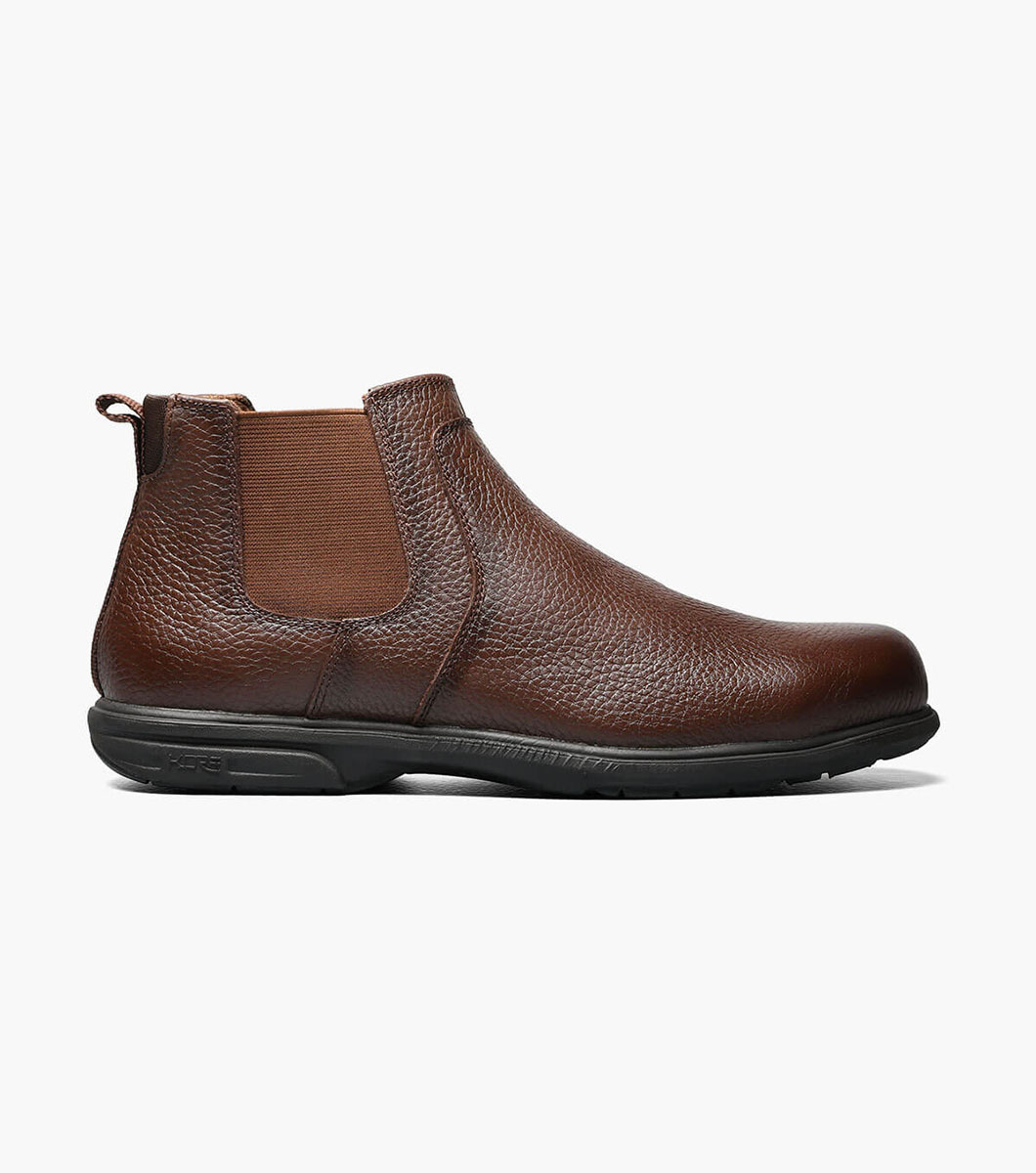 Loedin Work Steel Toe Brown Plain Toe Gore Boot