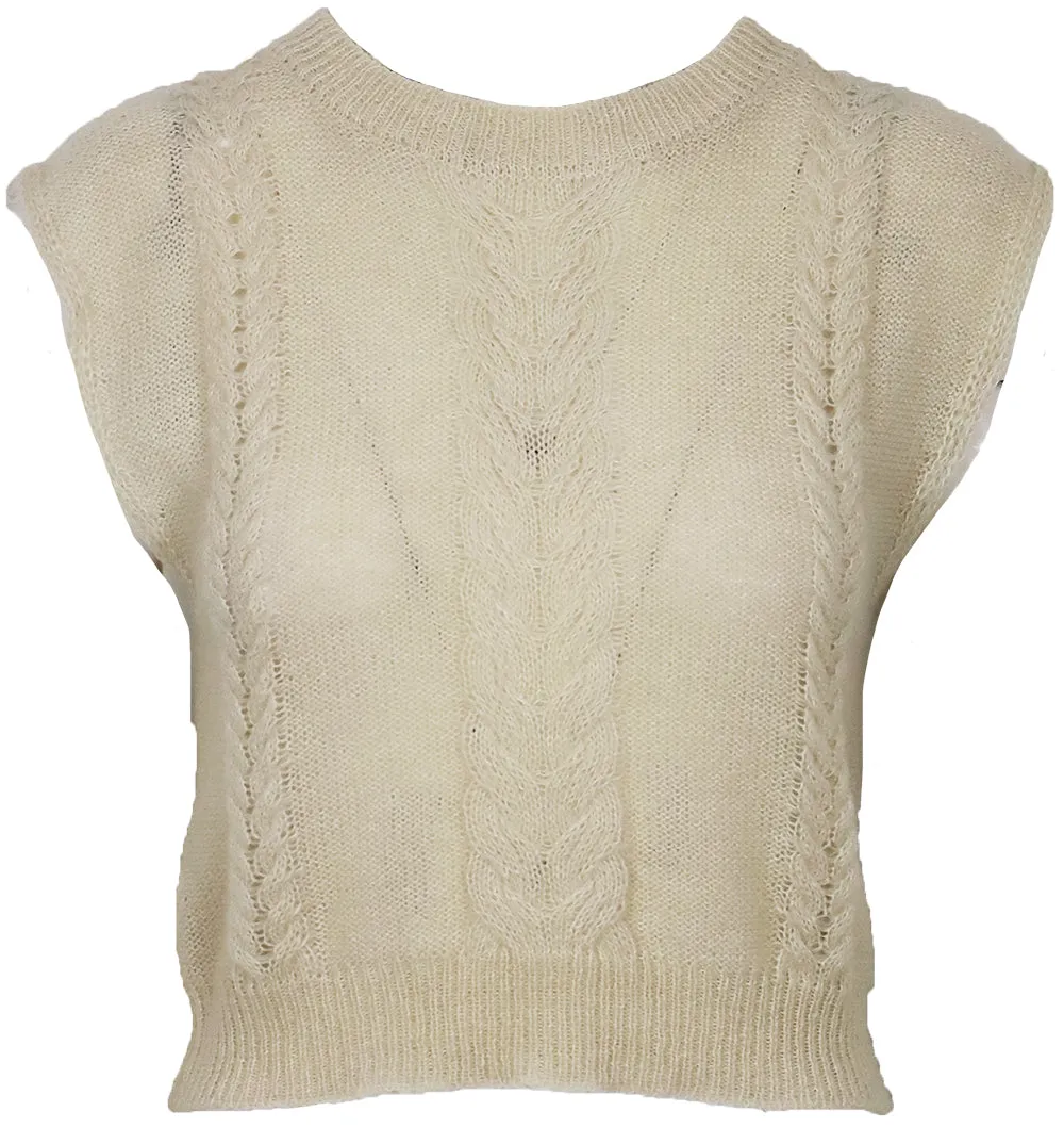 Lucy Paris Quentin Cable Knit Sweater