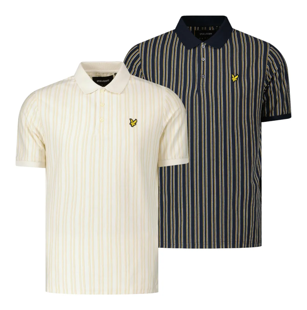 Lyle and Scott Pinstripe Polo