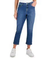 Macy's Style & Co Women's Mid-Rise Curvy Capri Jeans