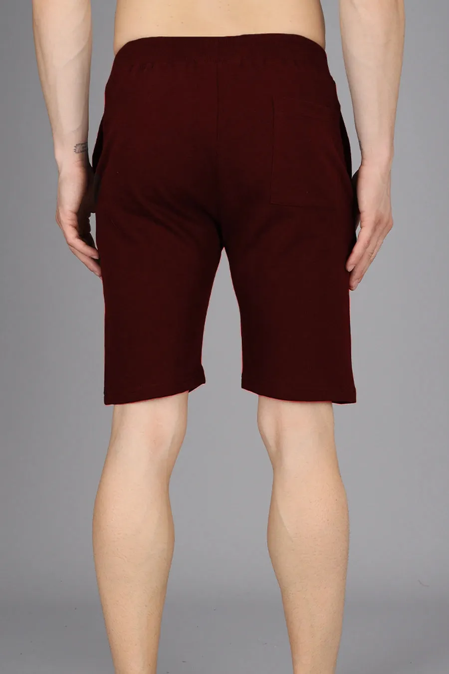 Maroon - Terry Shorts