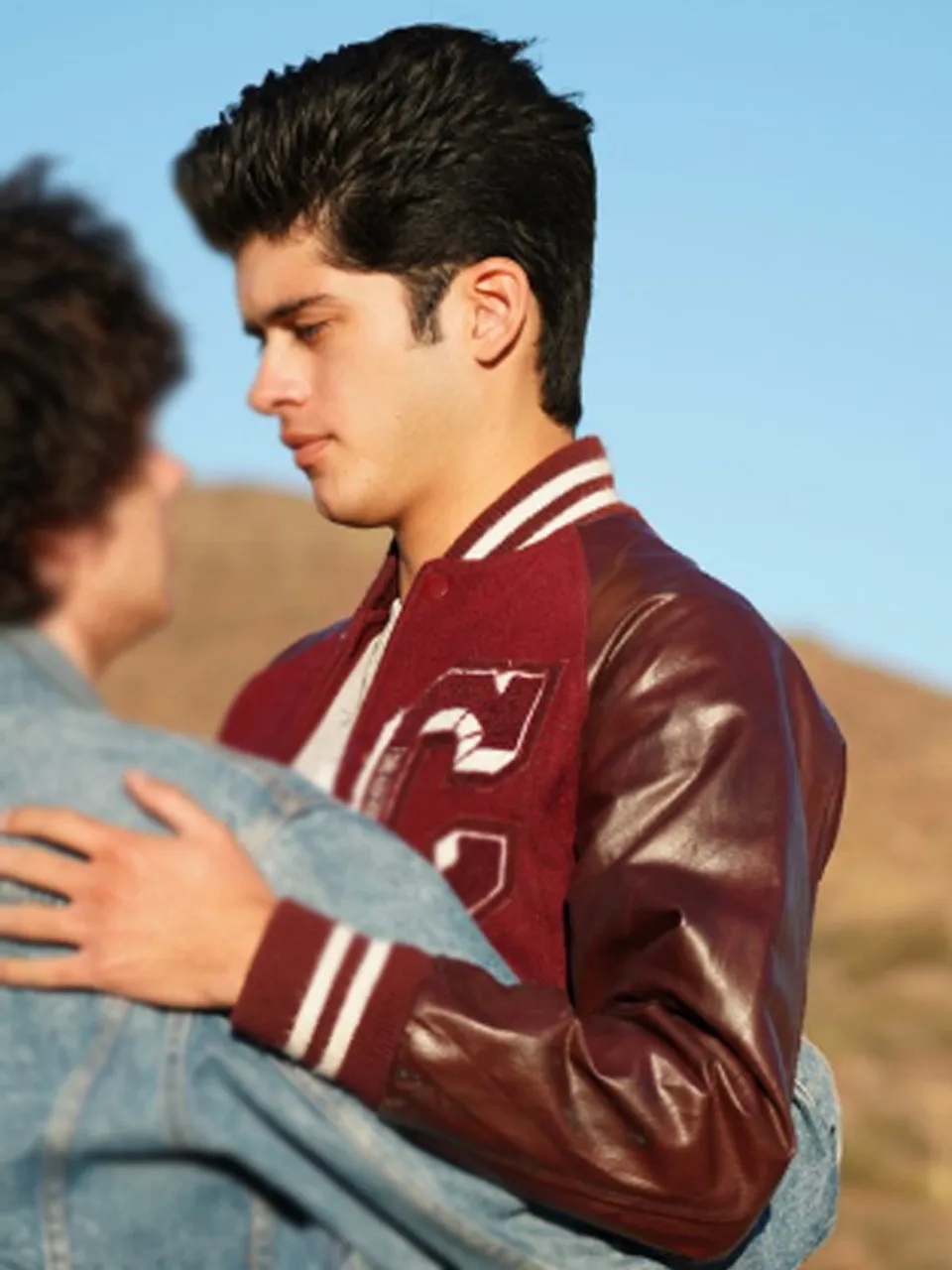 Max Pelayo Aristotle And Dante Discover The Secrets Of The Universe Maroon Jacket