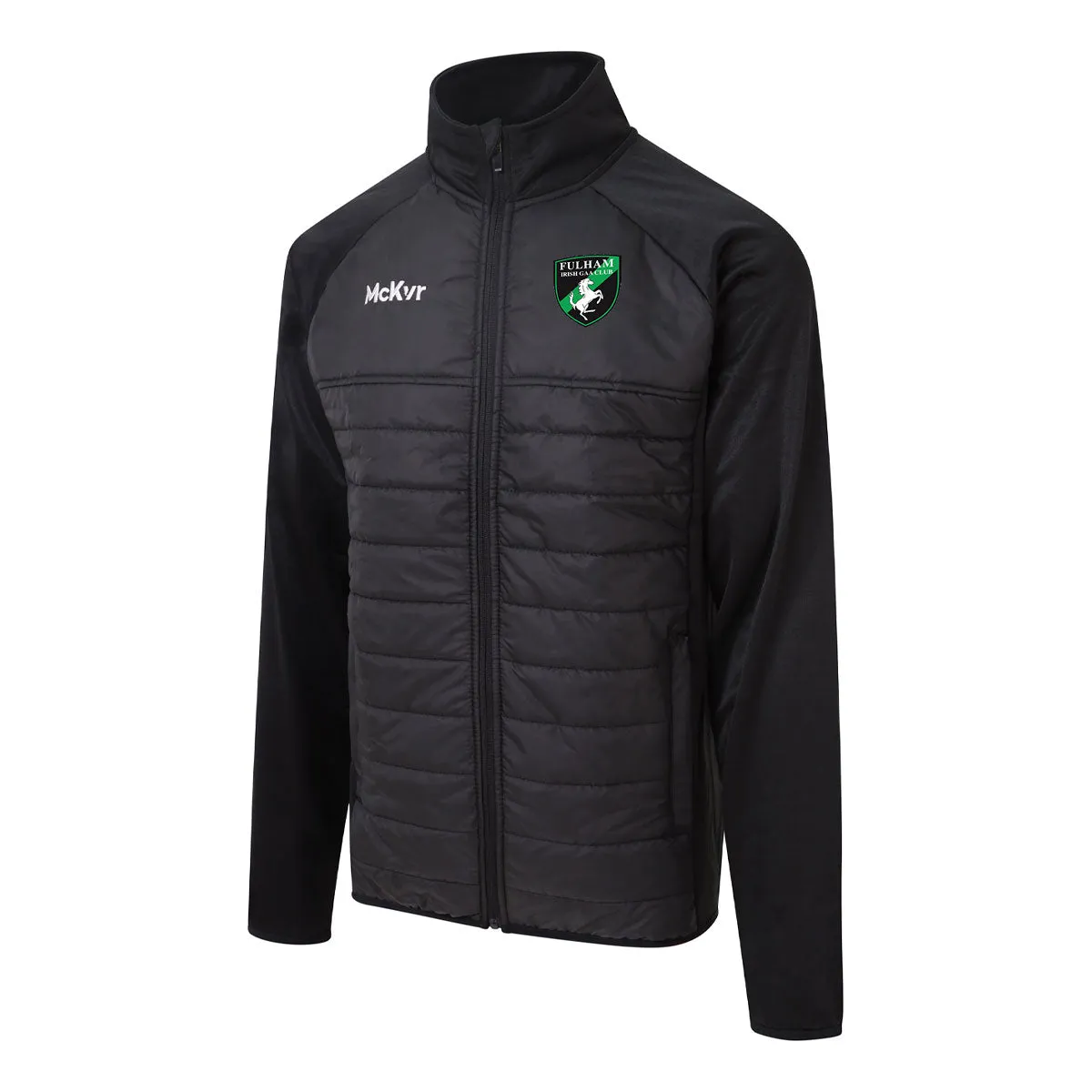 Mc Keever Fulham Irish GAA Core 22 Hybrid Jacket - Adult - Black