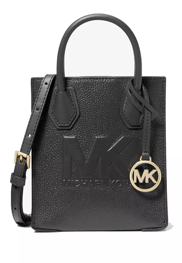 MICHAEL KORS Michael Kors Mercer Extra-Small Pebbled Leather Crossbody Bag