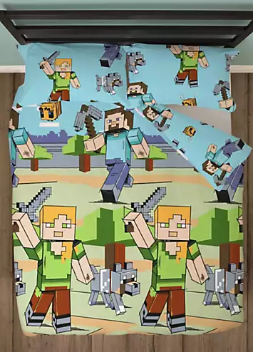 Minecraft Adventure Rotary Duvet Cover Set | Kaleidoscope