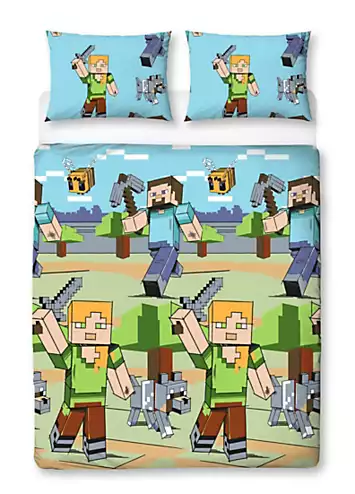 Minecraft Adventure Rotary Duvet Cover Set | Kaleidoscope