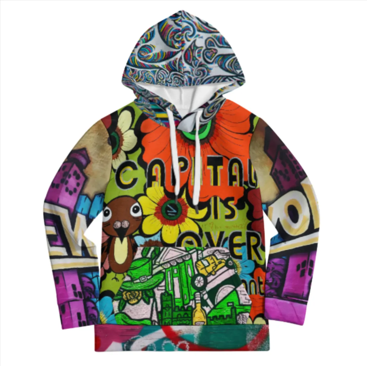 Multi-Image-Design Jungen Sweatshirt Kapuzenpullover mit Kordelzug und Print Hoodie A38H mit Foto Design Motiv Text selbst gesta