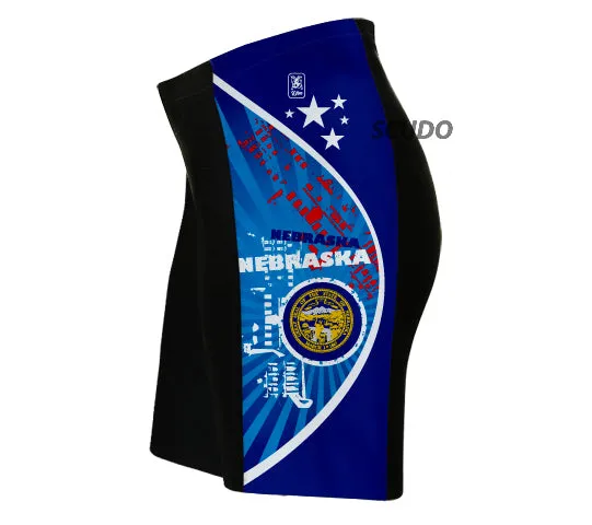 Nebraska Triathlon Shorts