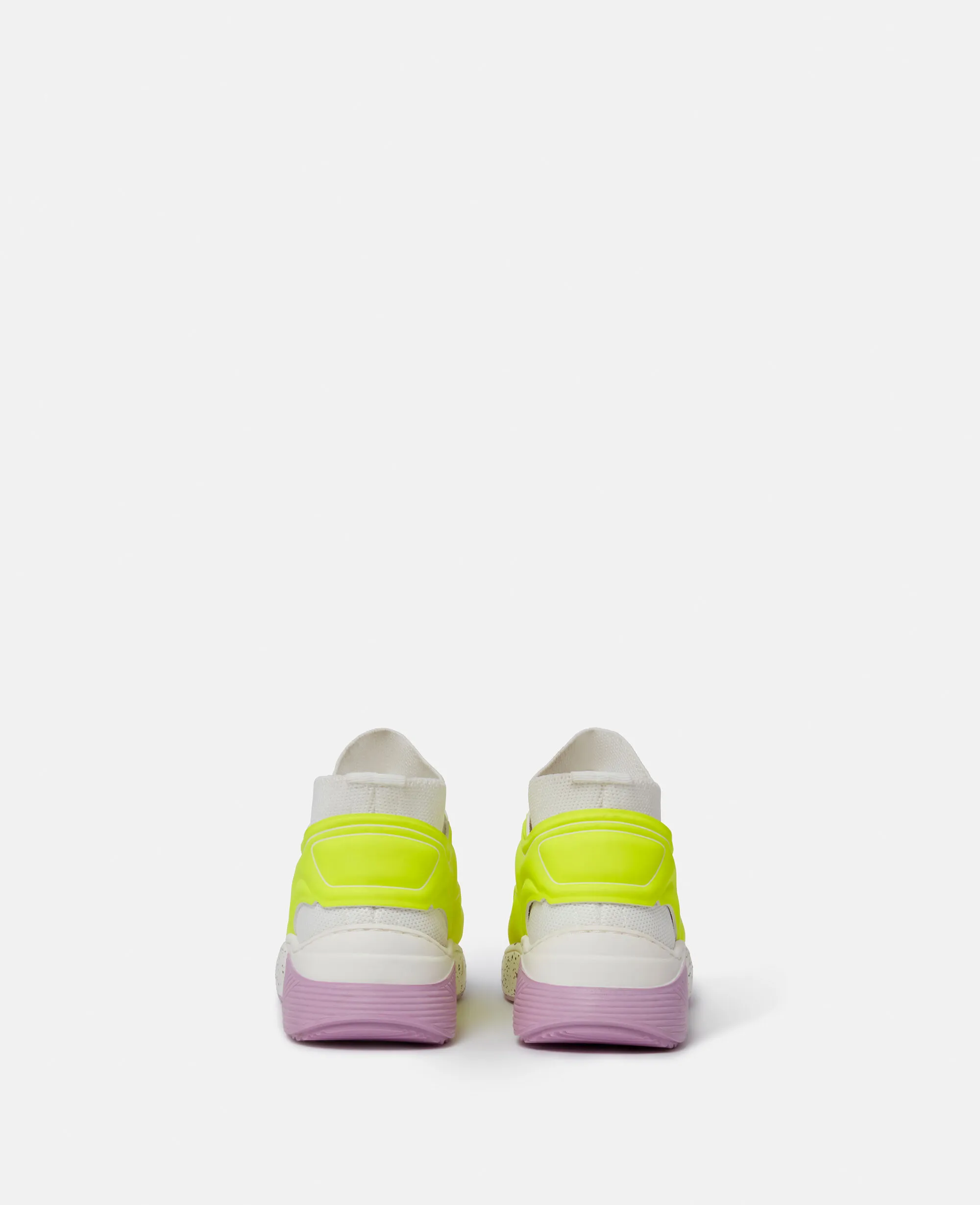 Neon Cage Lace-Up Sock Trainers