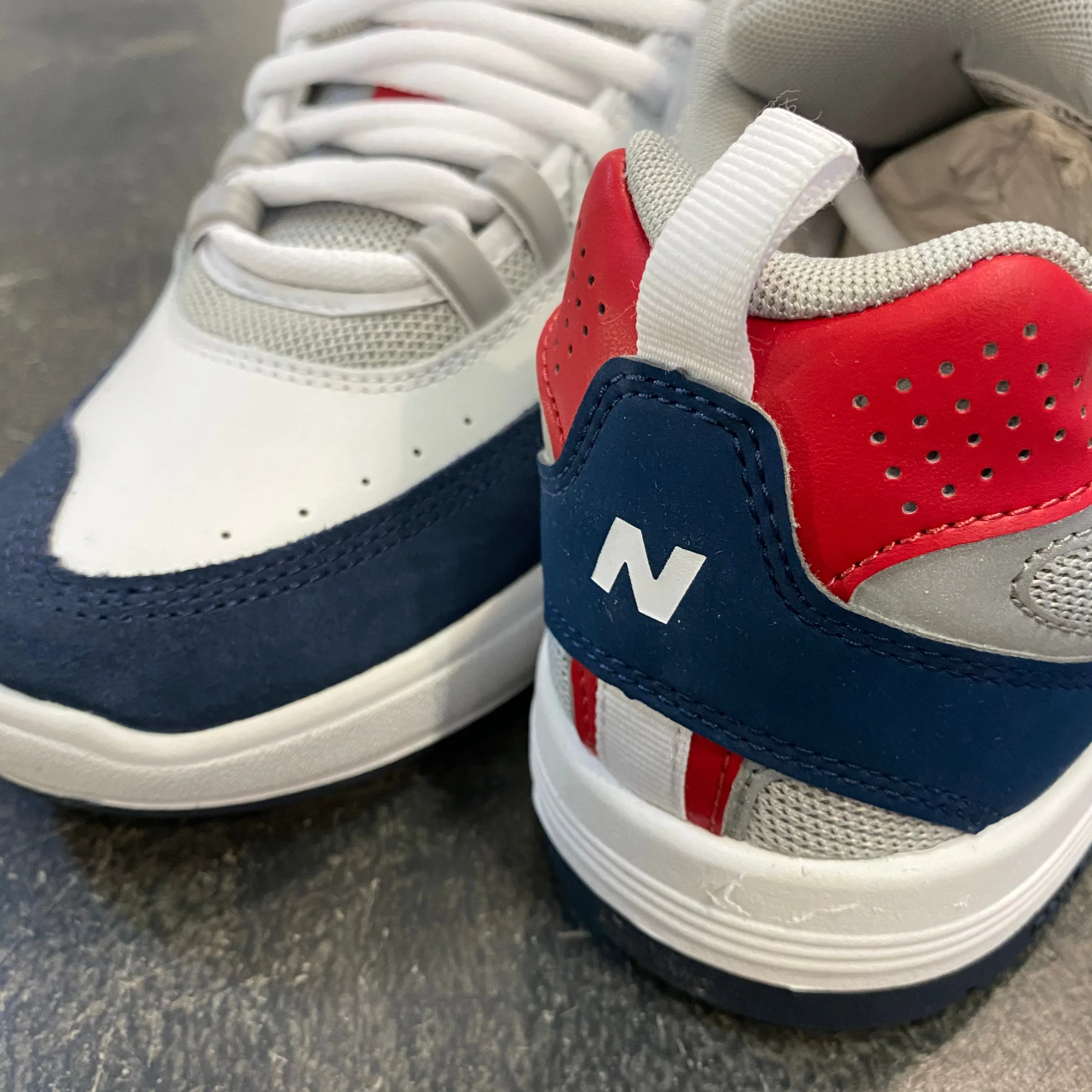 New Balance Numeric 808 Tiago White/Red/Blue SALE