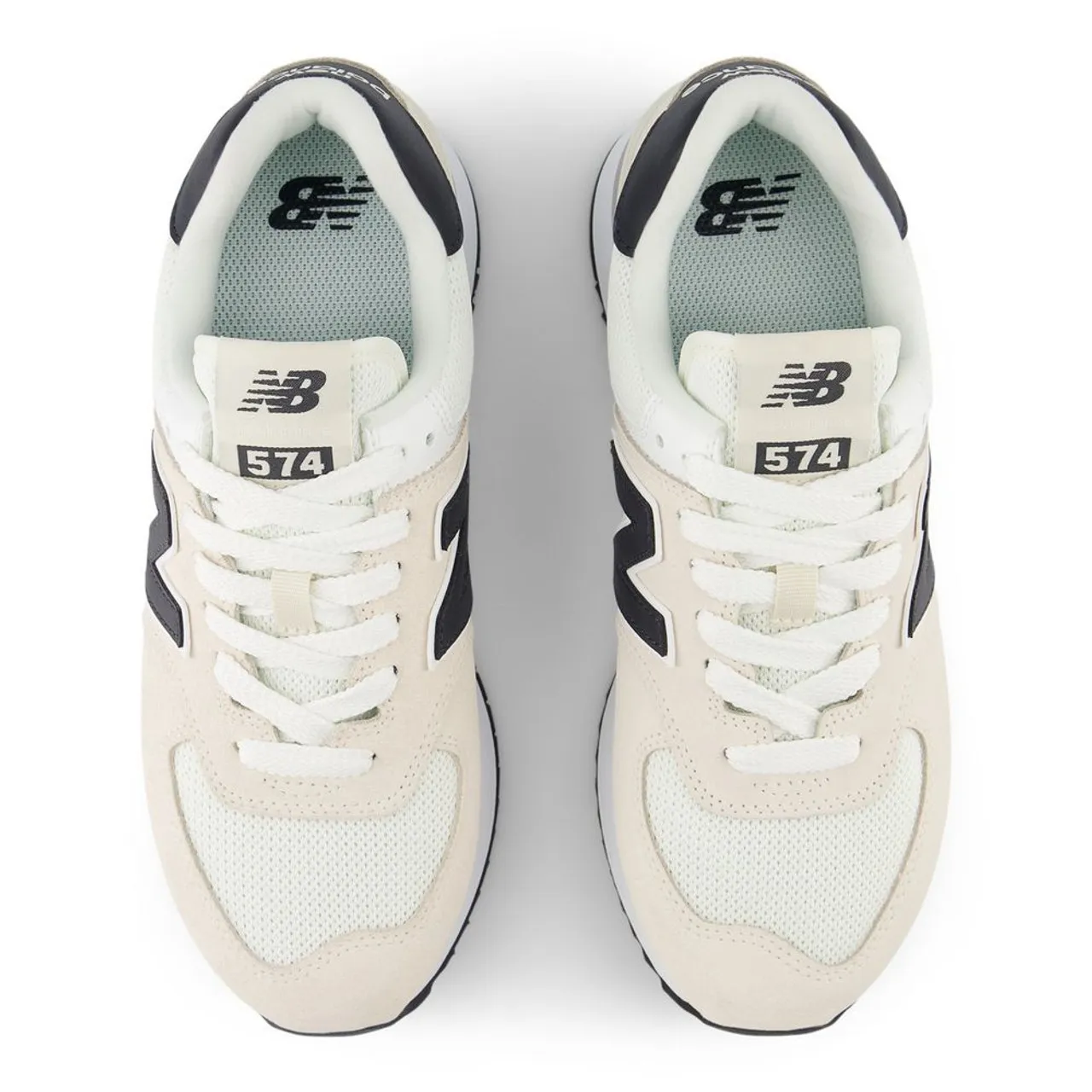 New Balance Women's 574+ - Linen / Sea Salt / Phantom