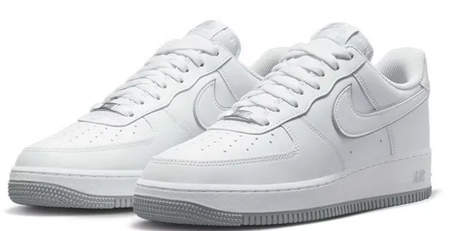 Nike Air Force 1 '07 Low White Wolf Grey Sole