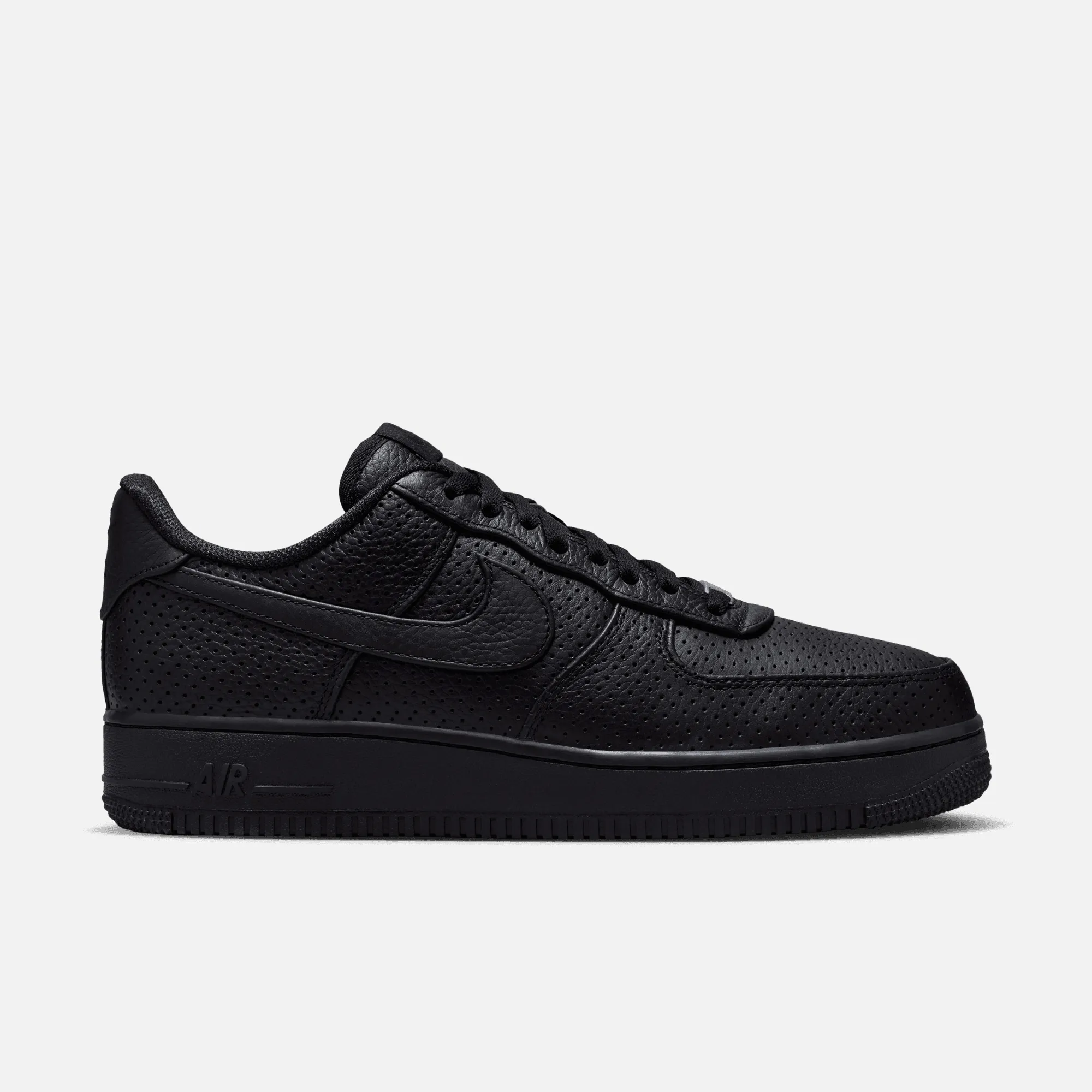 Nike Air Force 1 Low 'Perforated Black Leather'