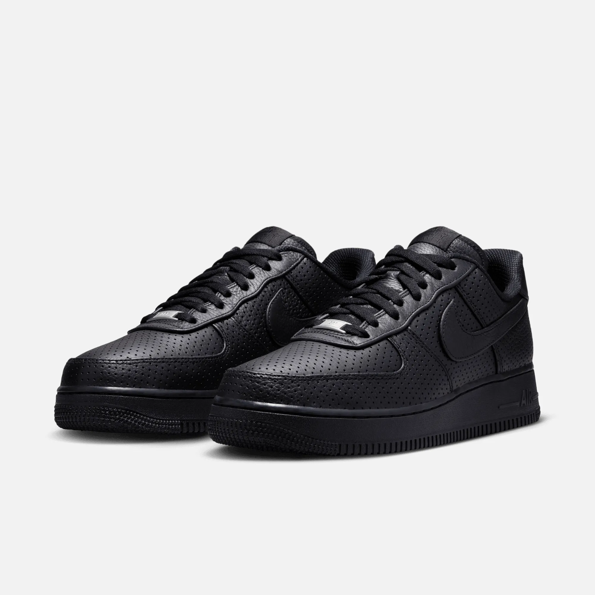 Nike Air Force 1 Low 'Perforated Black Leather'