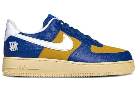 Nike Air Force 1 Low SP Undefeated 5 On It Blue Yellow Croc