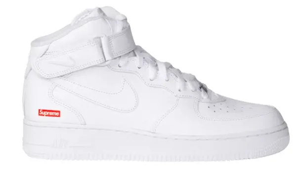 Nike Air Force 1 Mid Supreme White