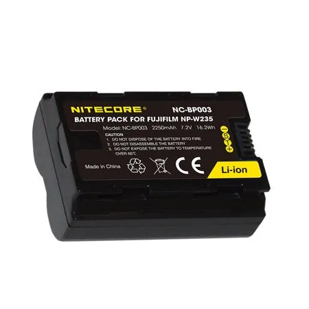 Nitecore NC-BP003 Camera Battery Compatible with Fujifilm NP-W235