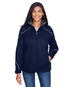 North End 78196 Ladies' Angle 3-in-1 Jacket with Bonded Fleece Liner