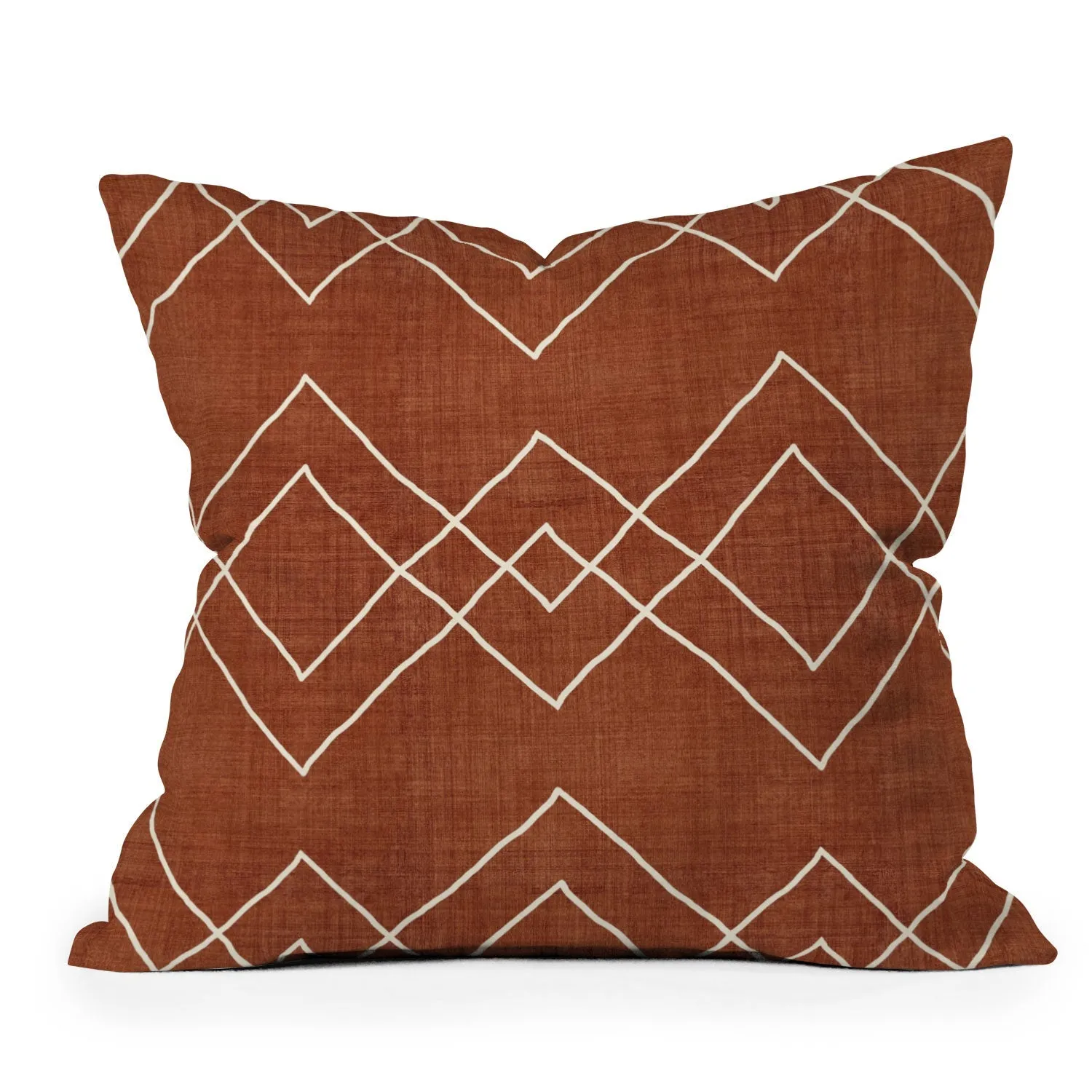 Nudo Rust Indoor / Outdoor Throw Pillows (DS) DD