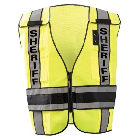 Occunomix Class 2 Hi Vis Yellow Sheriff Public Safety DOR Vest LUX-DPSS-DOR