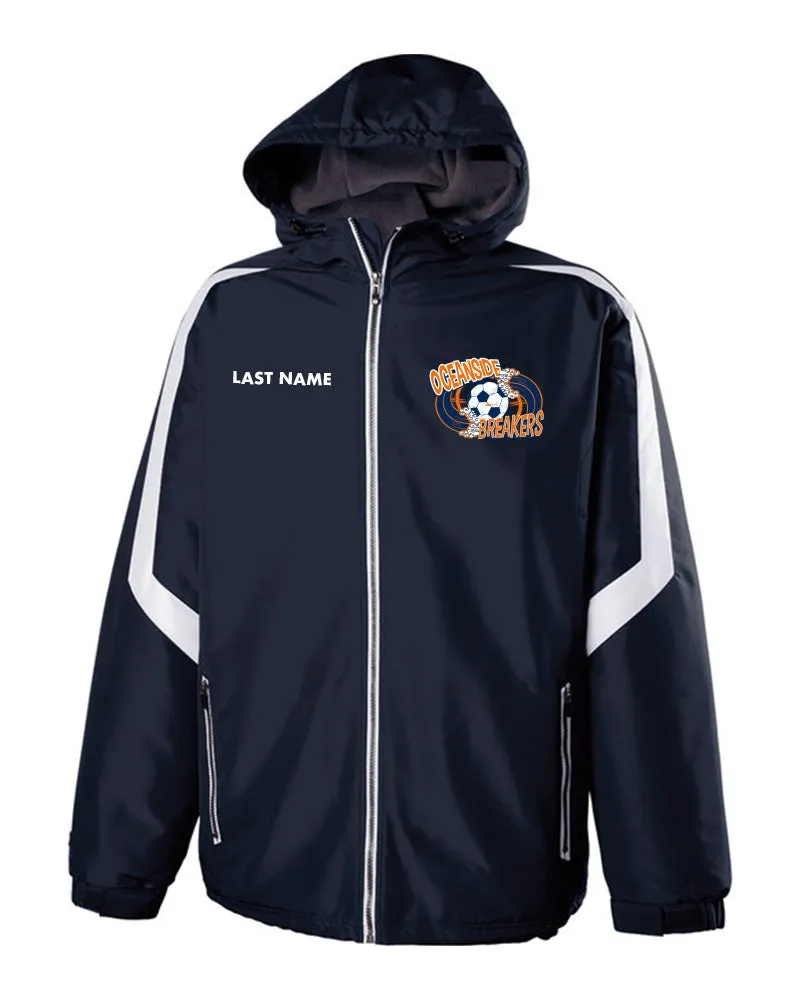 Oceanside Breakers Soccer Adult Full Zip Jacket