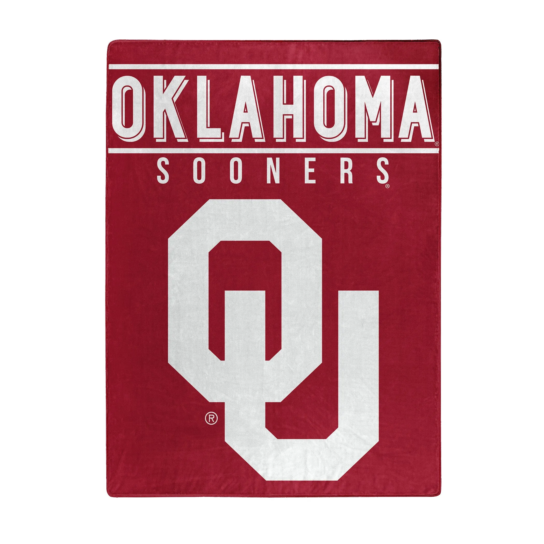 Oklahoma Sooners 60 x 80 Basic Royal Plush Blanket