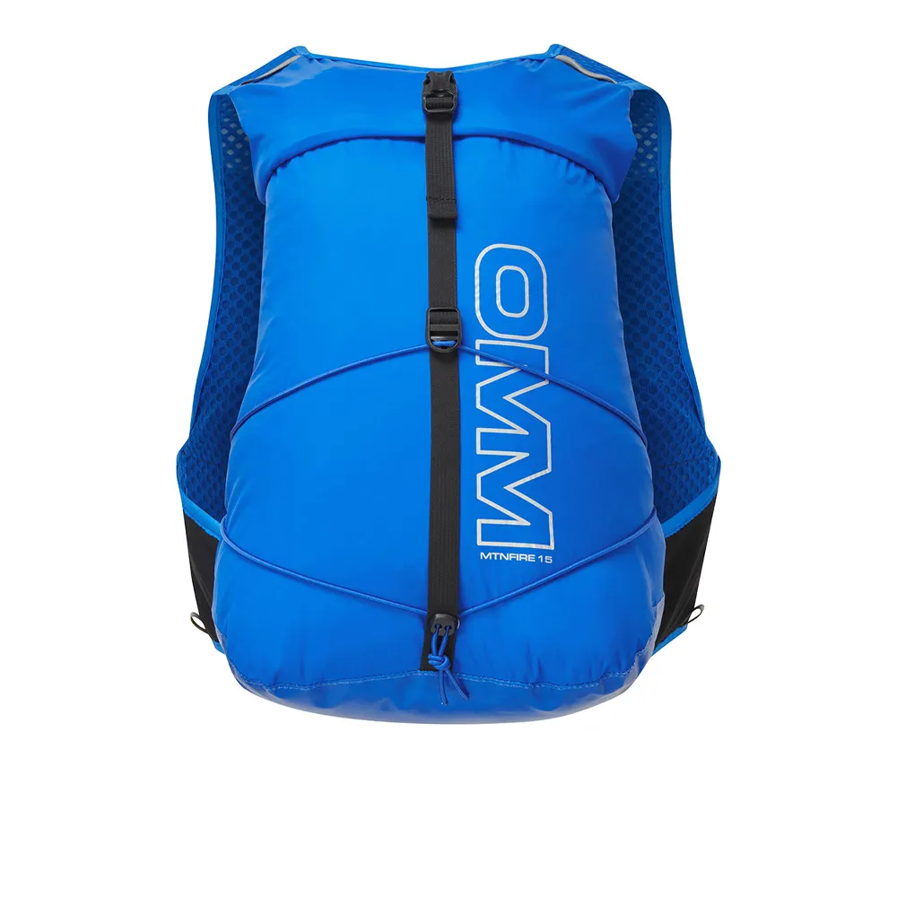 OMM MountainFire 15L Running Vest with 2 x 350ml Flexi Flasks (Medium) - AW24