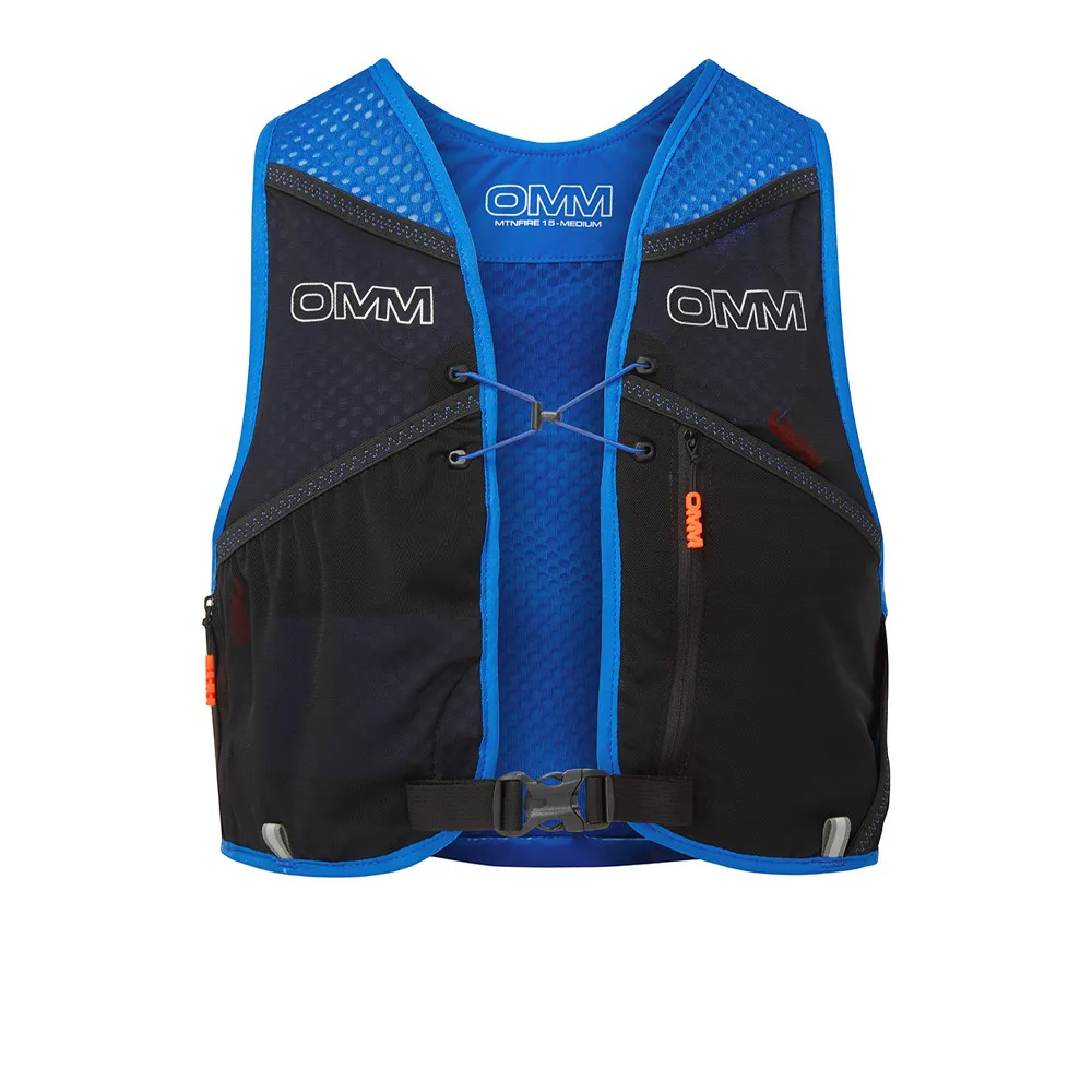 OMM MountainFire 15L Running Vest with 2 x 350ml Flexi Flasks (Medium) - AW24