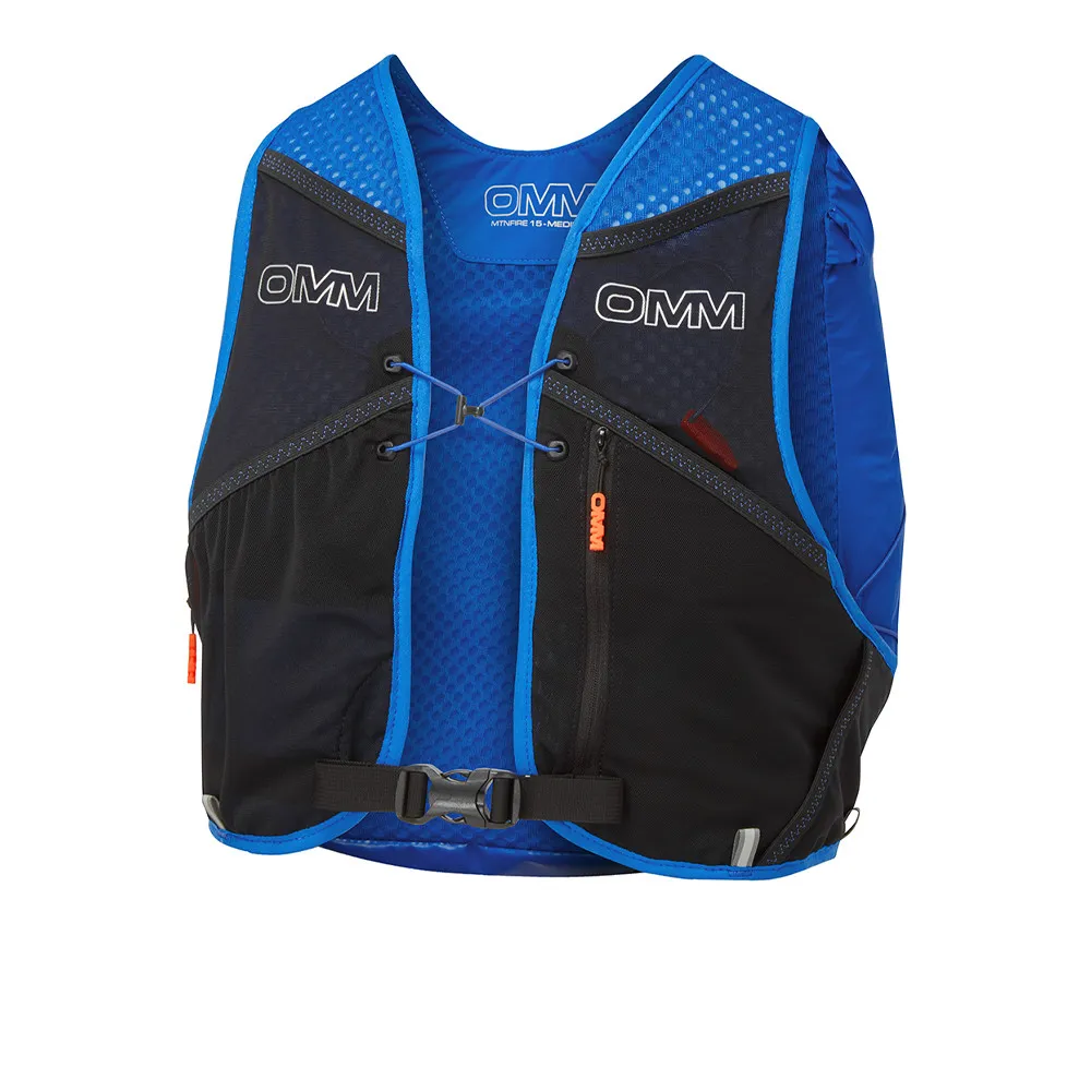 OMM MountainFire 15L Running Vest with 2 x 350ml Flexi Flasks (Medium) - AW24