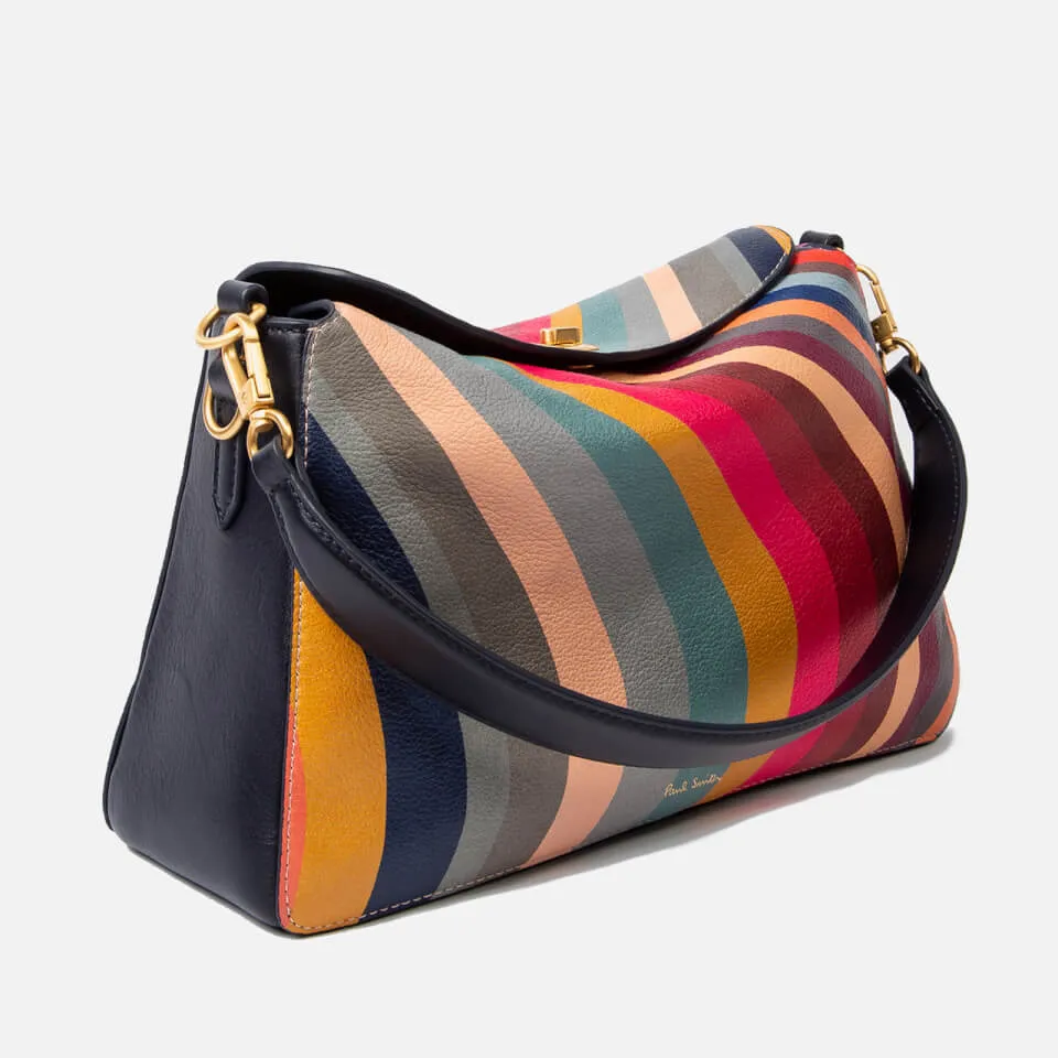 Paul Smith Swirl Printed Leather Shoulder Bag