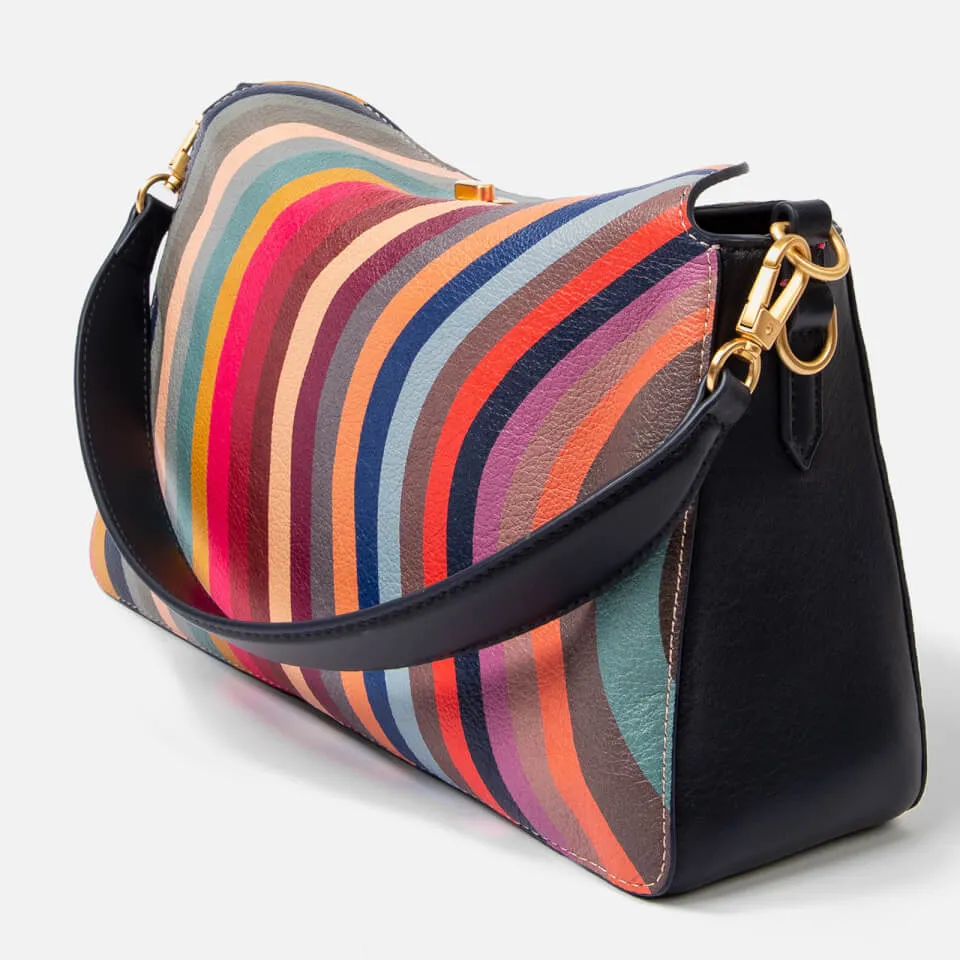 Paul Smith Swirl Printed Leather Shoulder Bag