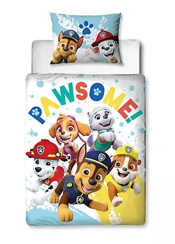 PAW Patrol Splodge ’Pawsome’ Junior Duvet Cover Set | Kaleidoscope